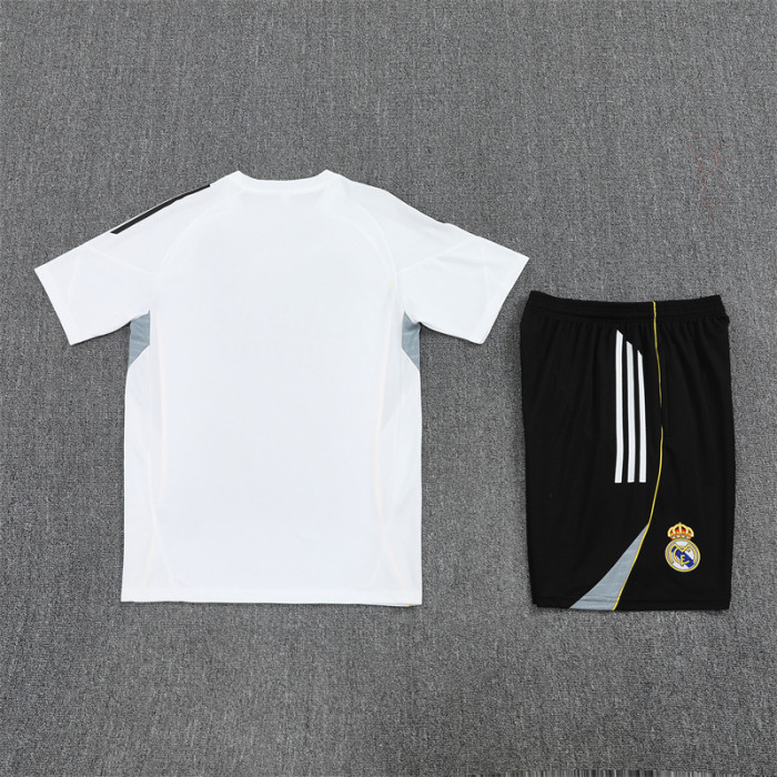 25/26 Real Madrid kids Short sleeve training suit white
