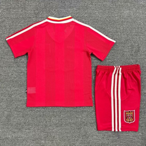 Retro 95/96 liverpool home kids kit