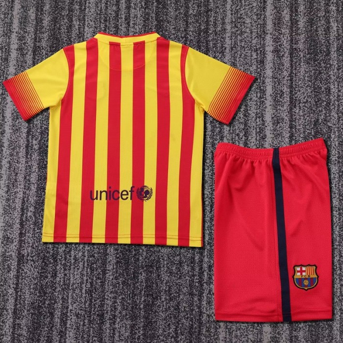 Retro 13/14 Barcelona Away kids kit