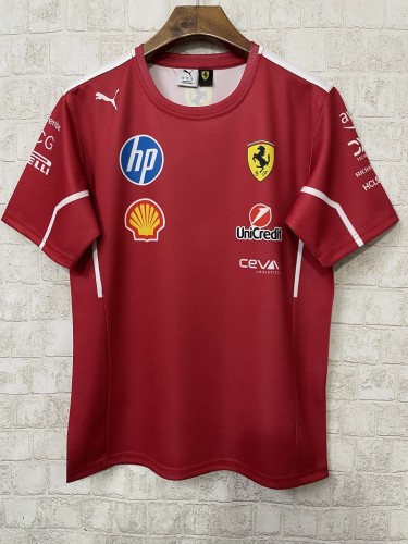 2025 Scuderia Ferrari F1 shirt red
