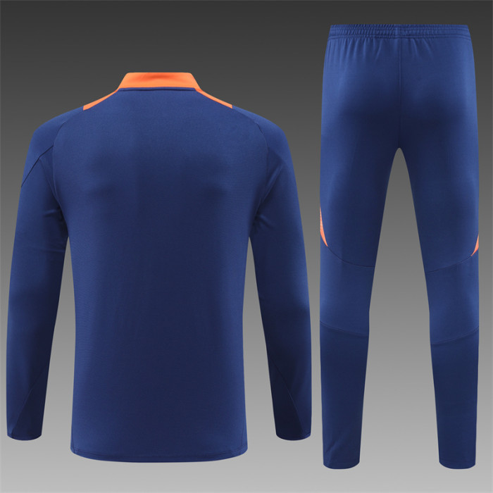 24/25 Manchester United royal blue training suit