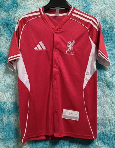 25/26 liverpool Baseball jersey