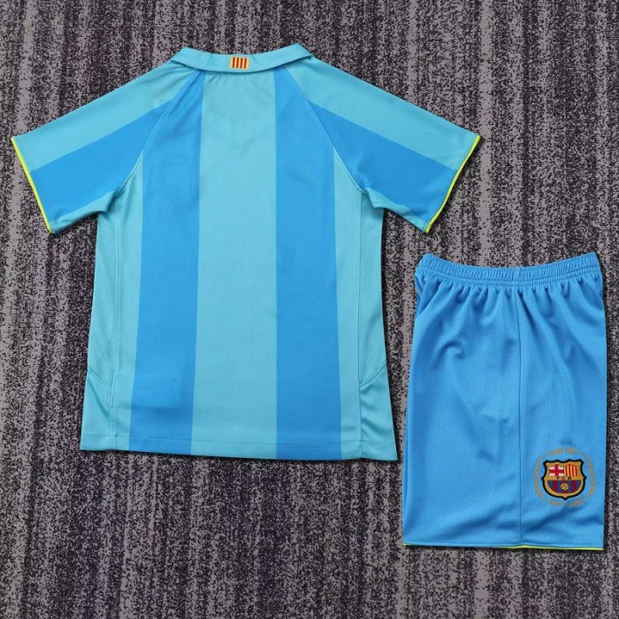 Retro 07/08 Barcelona Away kids kit