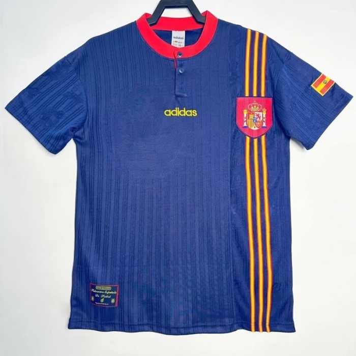 Retro Spain 1996 away football shirt