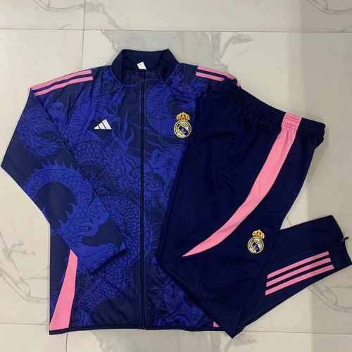 24/25 Real Madrid kids Blue jacket