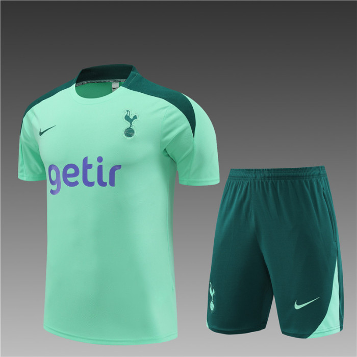 24/25 Tottenham Hotspur Short sleeve Light Green training suit