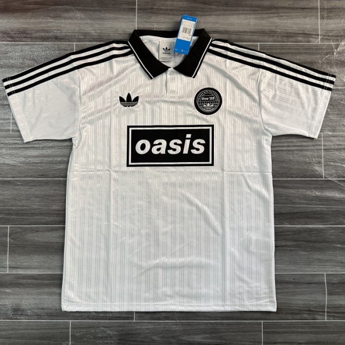 25/26 oasis football jersey white