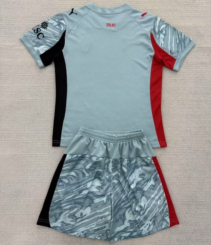 Copy 25/26 AC milan goalkeeper kids kit
