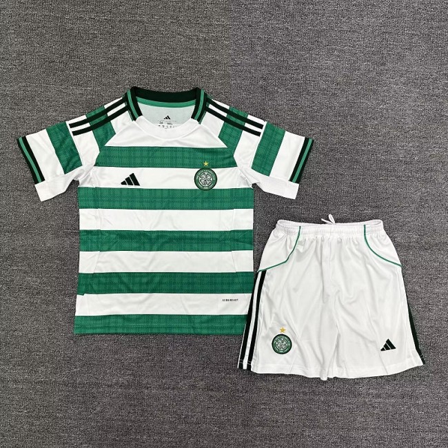 25/26 Celtic home kids kit