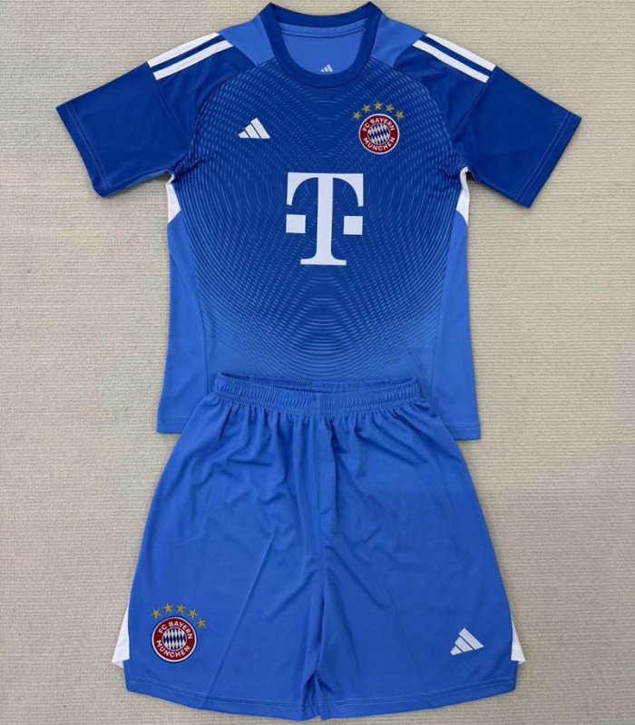 25/26 bayern munich goalkeeper Adult Set blue