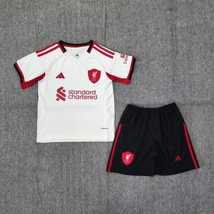 25/26 liverpool Away kids kit