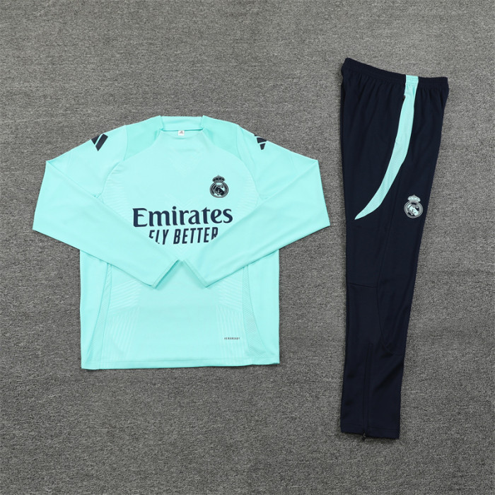 24/25 Real Madrid Adult training Adult suit light Light Blue