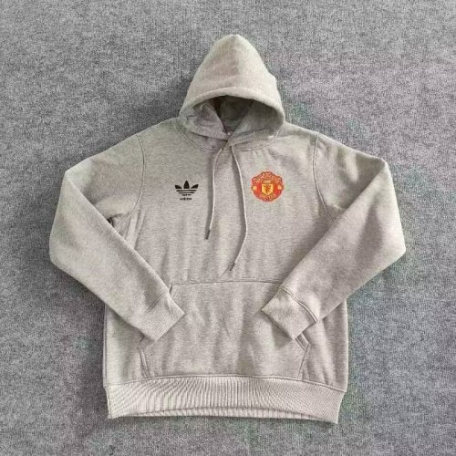 Manchester United retro plush hoodie