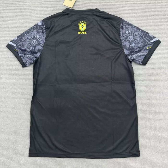 25/26 Brazil Jesus black football jersey