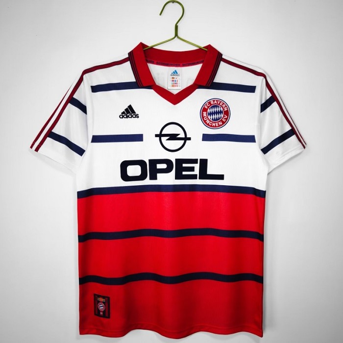 Retro 98/00 Bayern Munich away football jersey