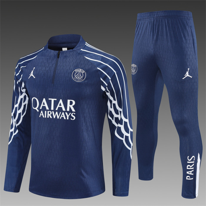 25/26 PSG Jordan kids training suit Royal Blue