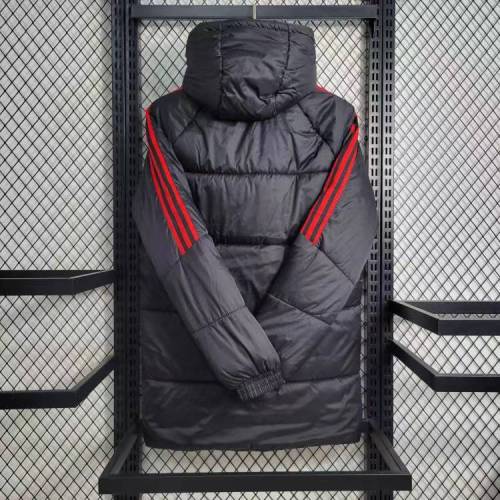 Manchester United black cotton jacket training