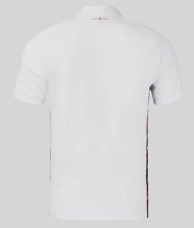 2025 England home Polo rugby Jersey