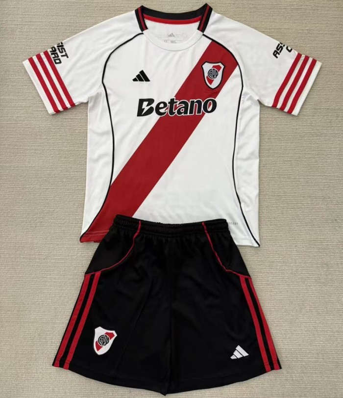 25/26 River Plate home kids kit