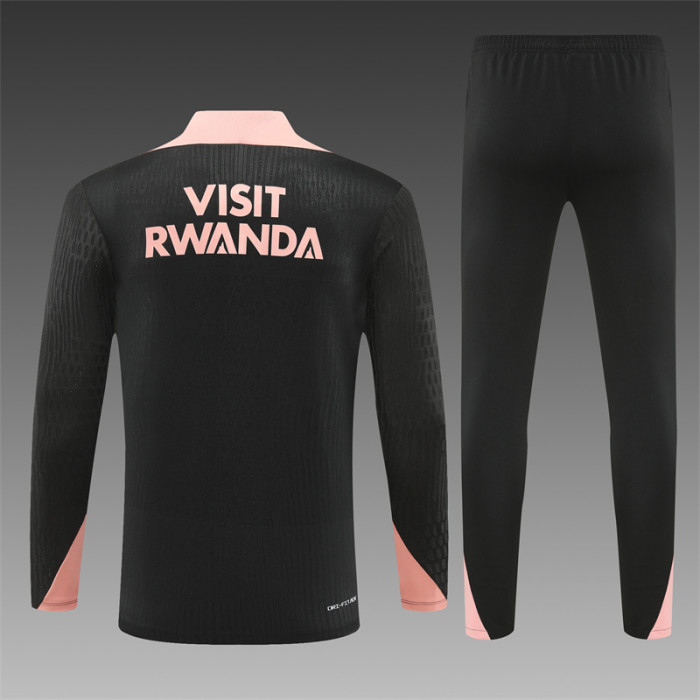 24/25 PSG black Jordan Adult training suit