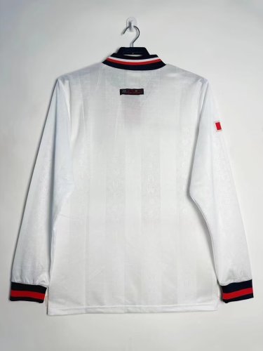 Retro 98/99 Manchester United away Long sleeve football shirt