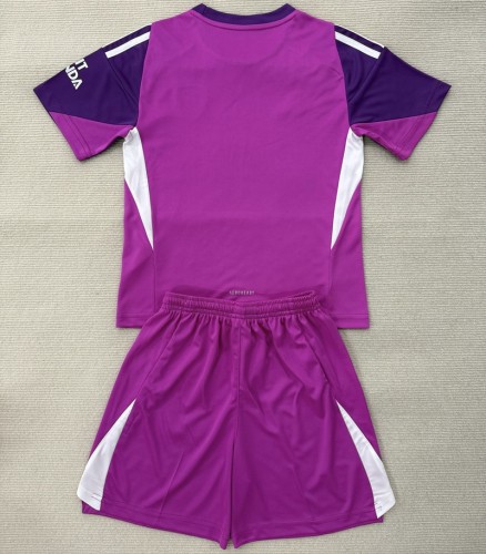 25/26 Arsenal goalkeeper Kids kit Purple