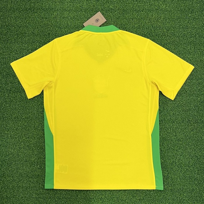 2025 Brazil women's soccer team home football football jersey