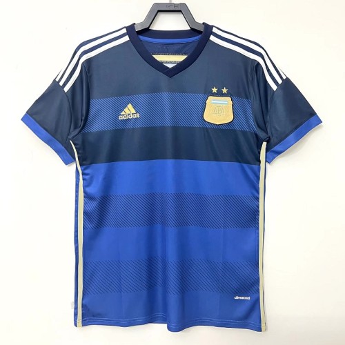 Retro Argentina 2014 away football Jersey