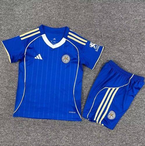25/26 Leicester City home kids kit