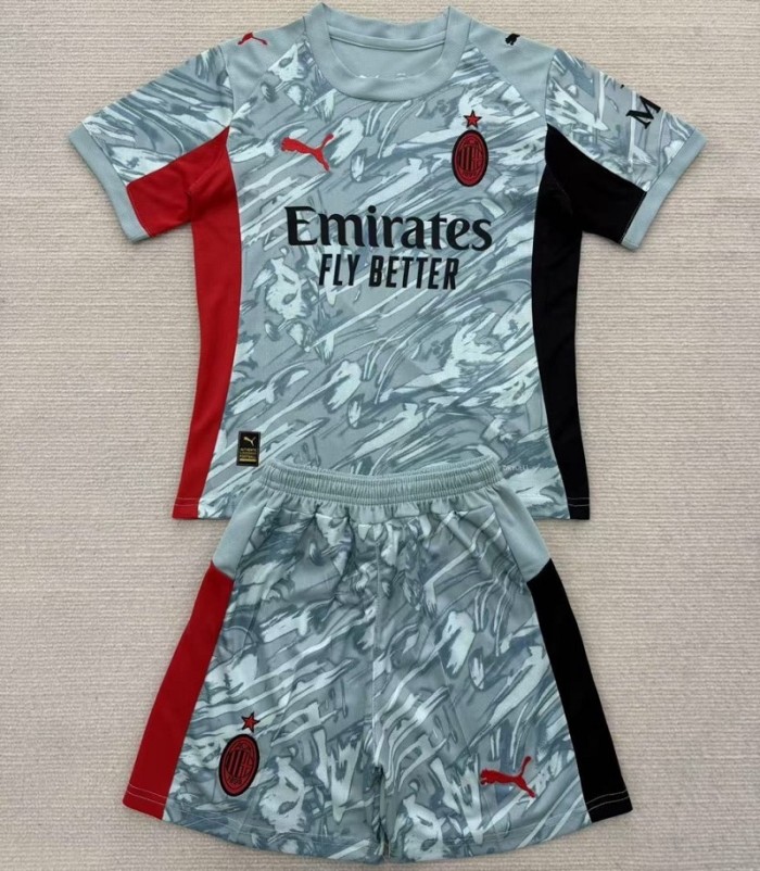 Copy 25/26 AC milan goalkeeper kids kit