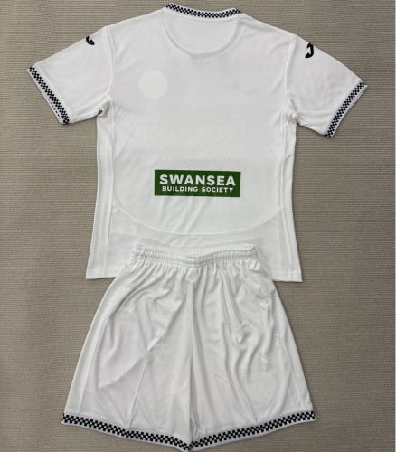 25/26 Swansea City home kids kit