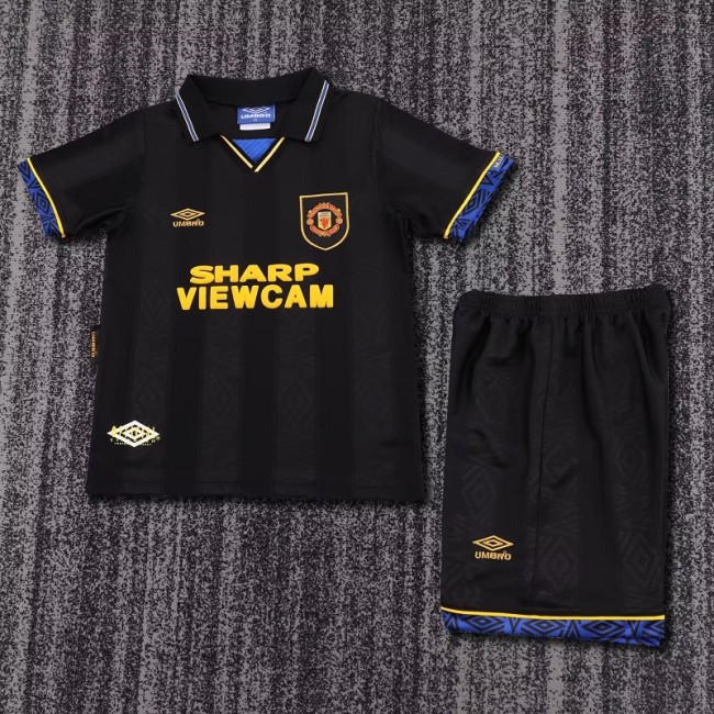 Retro 93/94 Manchester United Away kids kit