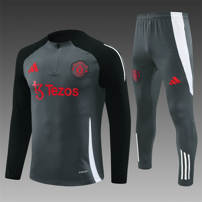 24/25 Manchester United training suit dark grey