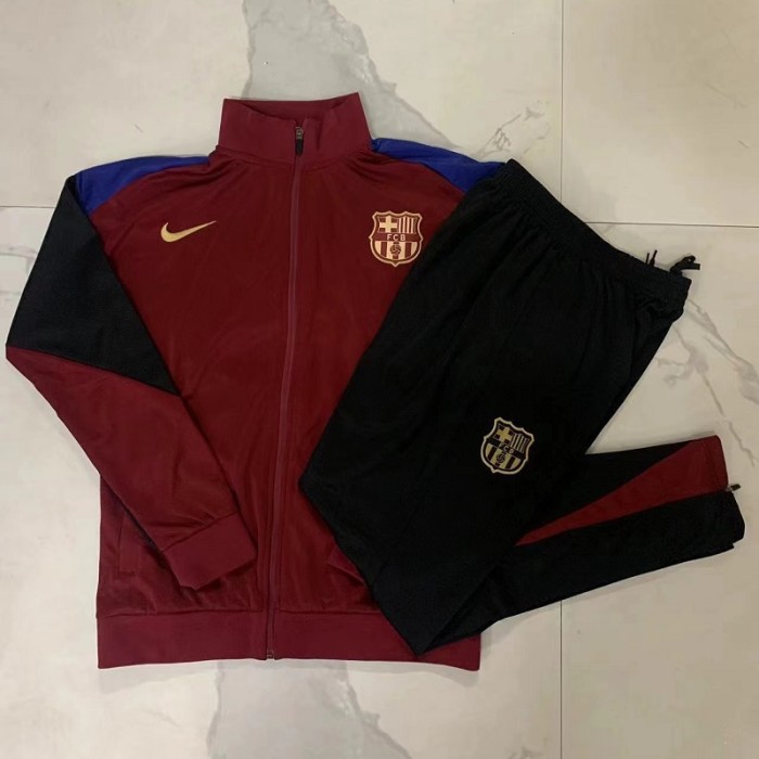 24/25 Barcelona kids Jujube red jacket