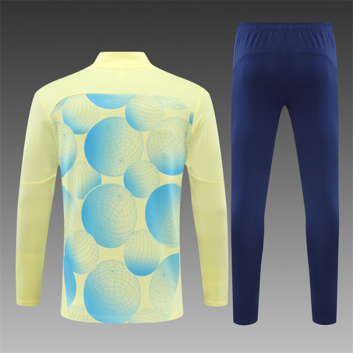 24/25 Manchester city training Adult suit light yellow