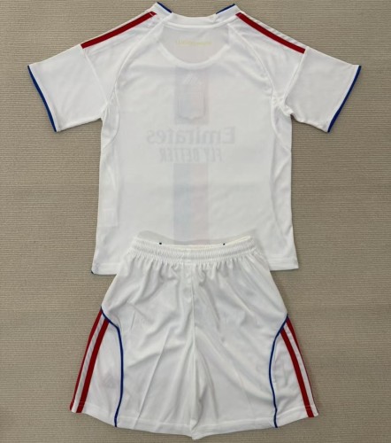 25/26 Olympique Lyonnais home kids kit