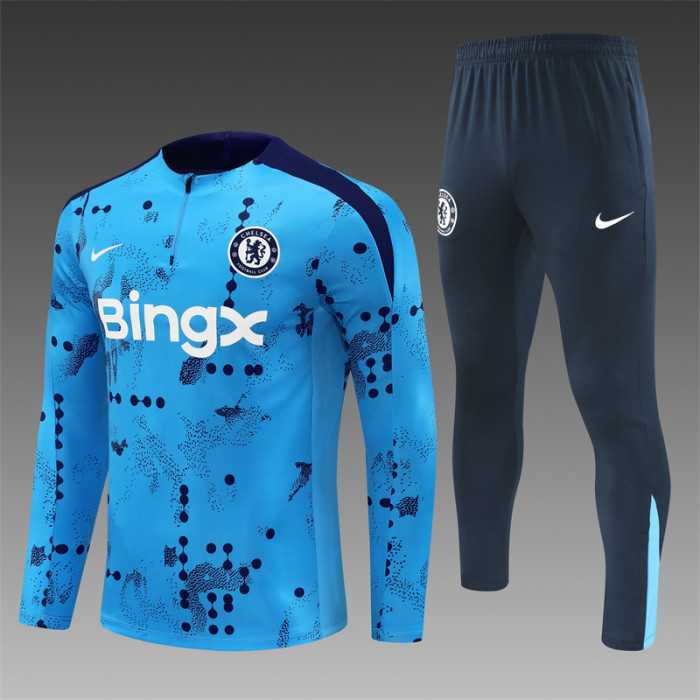 24/25 Chelsea training suit Camouflage Blue