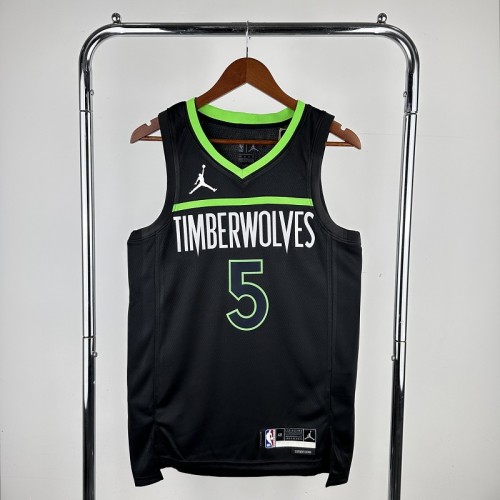 NBA Timberwolves #5 Edwards Basketball Jersey