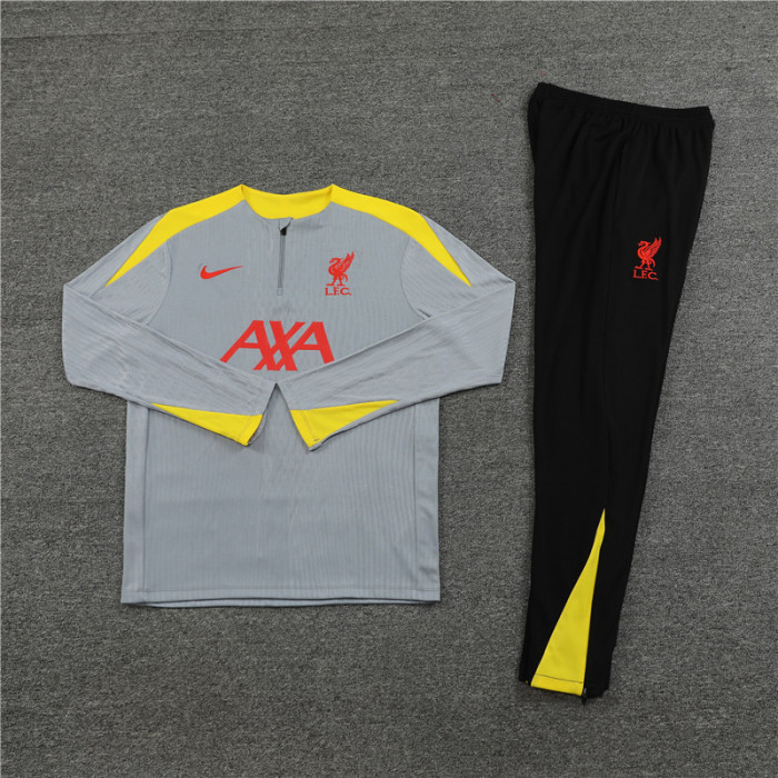 24/25 Liverpool kids Light gray training suit