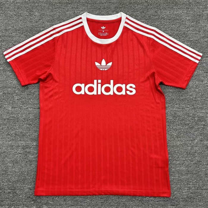 25/26 Retro clover red football Jersey