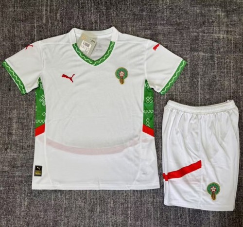 25/26 Morocco away kids kit