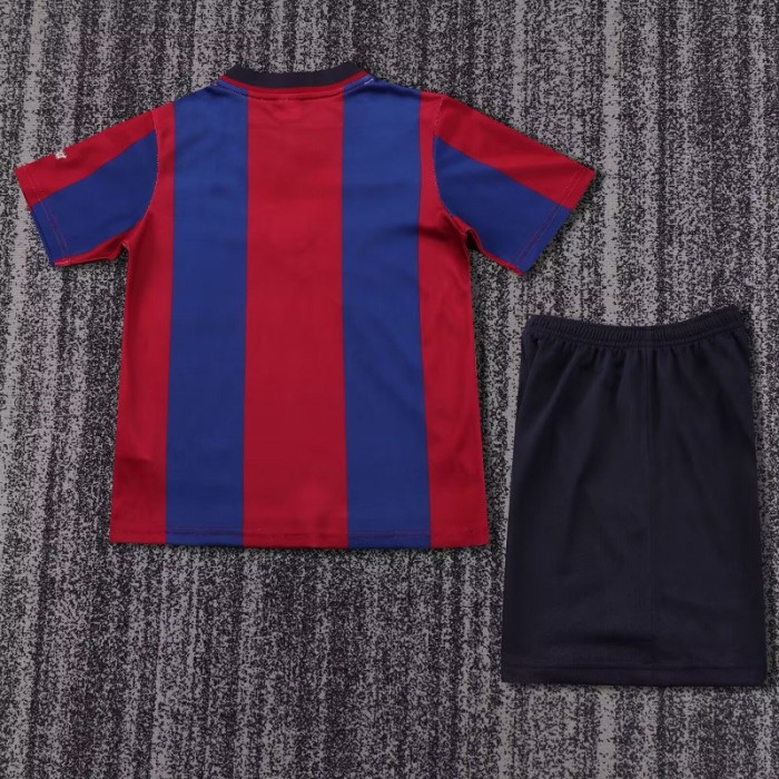 Retro 98/99 Barcelona home kids kit