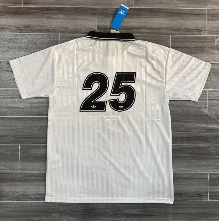 25/26 oasis football jersey white