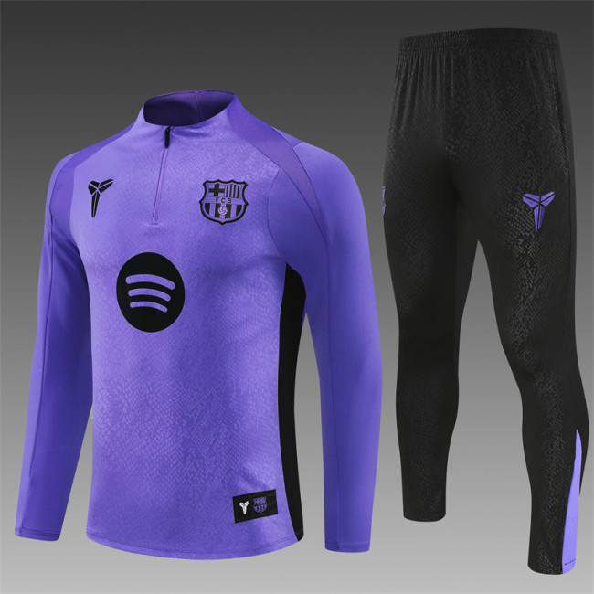 25/26 Barcelona Adult training suit purple black