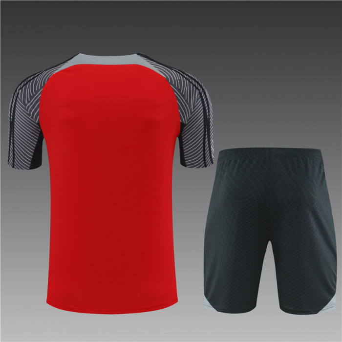 24/25 Liverpool Short sleeve red training suit