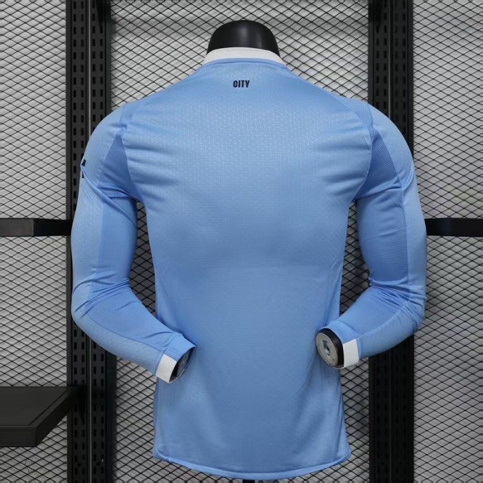 25/26 Manchester City home Player version long sleeves