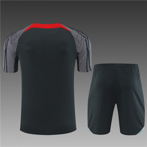 24/25 Liverpool Short sleeve Dark gray training suit