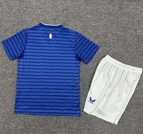 25/26 Everton home kids kit