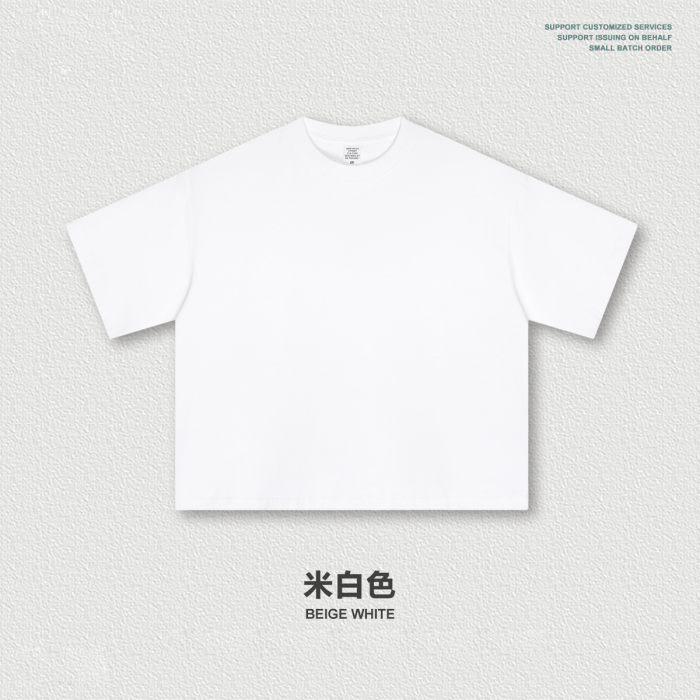 Summer American trendy brand Bolyfit short-sleeved solid color loose-fitting T-shirt for men