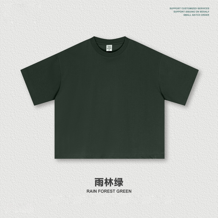 Summer American trendy brand Bolyfit short-sleeved solid color loose-fitting T-shirt for men